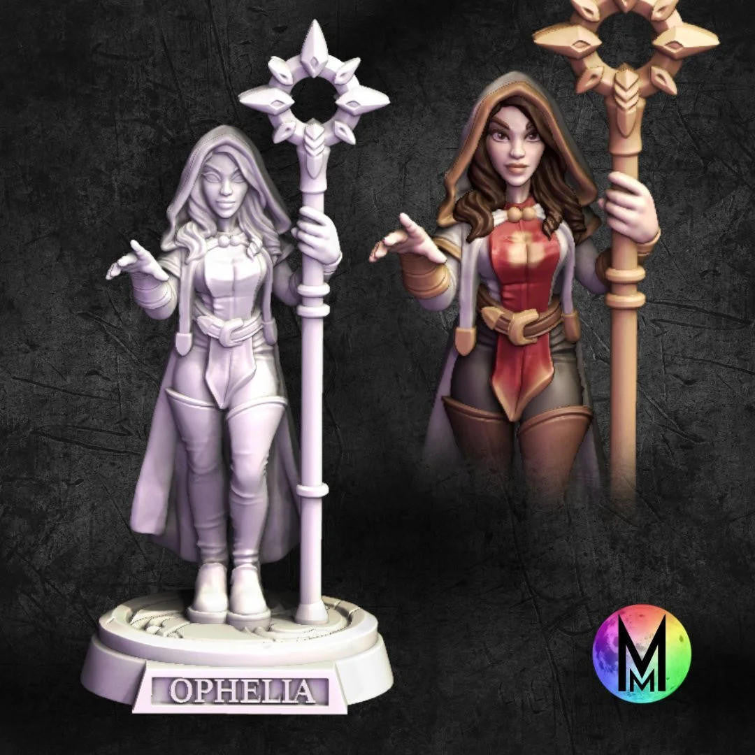 Moonlight Minis Ophelia the Oracle Cleric